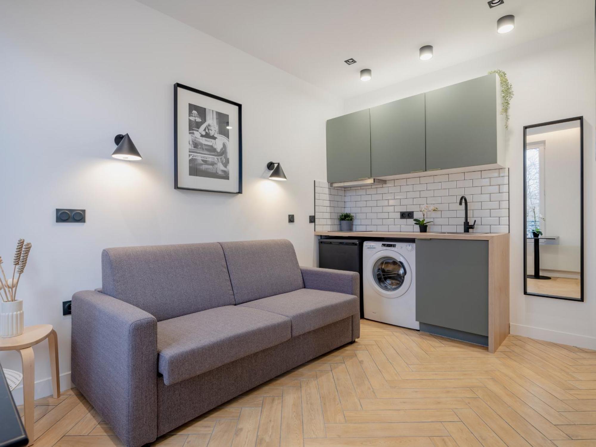 Charming Studio In Pantin Exterior foto